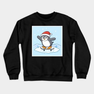 Adorably Festive Christmas penguin Crewneck Sweatshirt